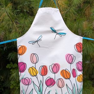 Tulips for Tapping Apron