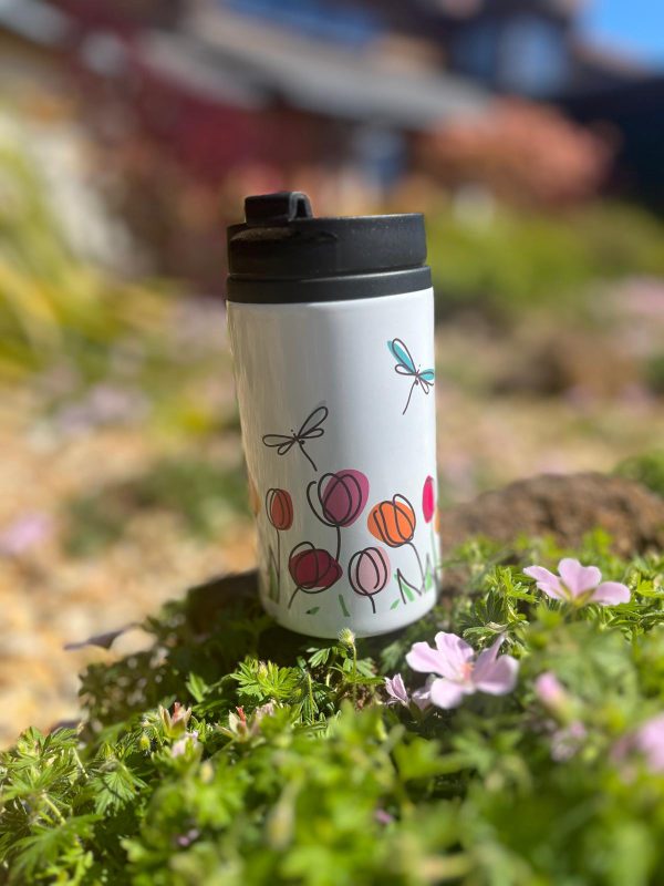 Tulips for Tapping Coffee Cup - Tapping House Norfolk Hospice Charity