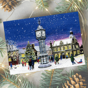 Downham Market in Winter Christmas Card