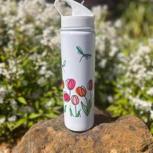 Tulips for Tapping Water Bottle