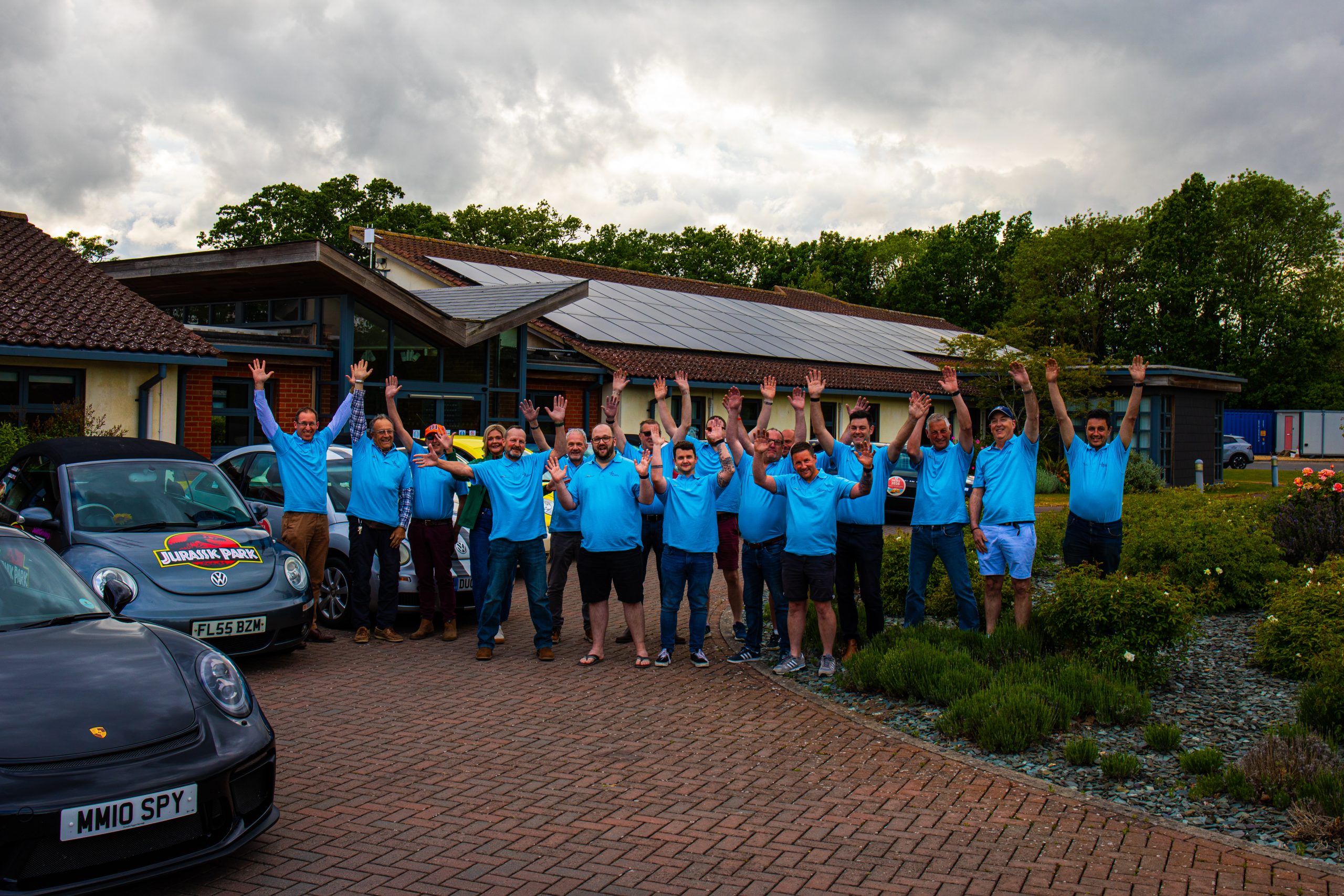 Tapping House Norfolk Hospice Charity community fundraising through car event