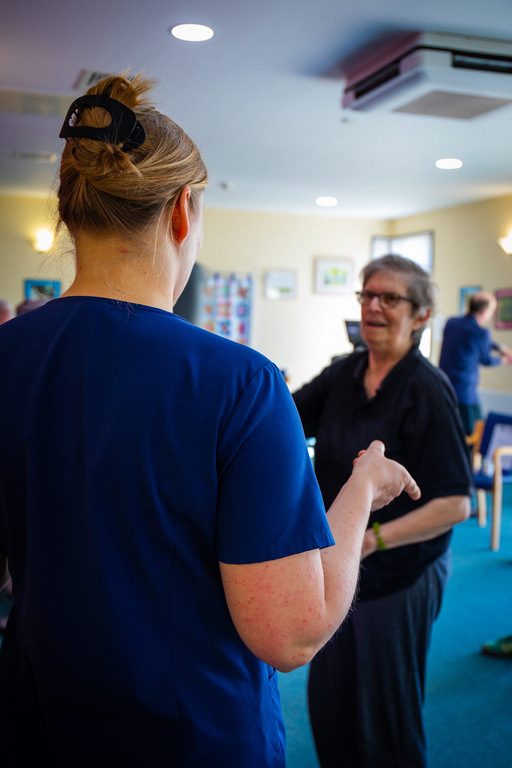 Tapping House Norfolk Hospice Charity exercise workshop